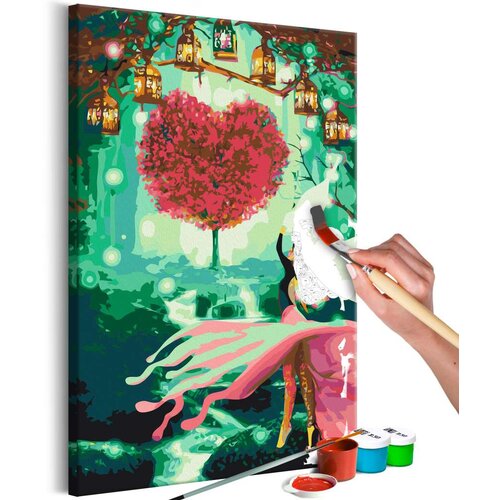  Slika za samostalno slikanje - Heart Tree 40x60 Slike
