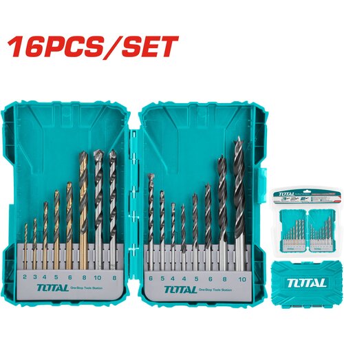 Total Set 16 burgija za metal, drvo I beton TACSDL11601 Cene