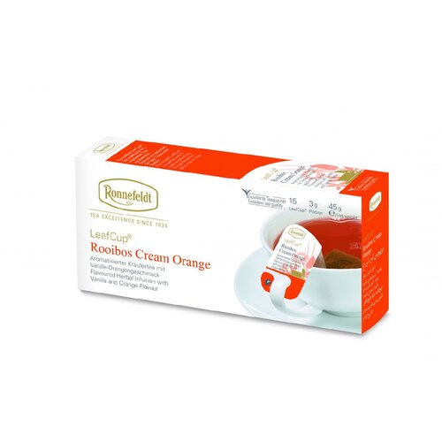  Ronnefeldt Leaf Cup&amp;reg; Rooibos Cream Orange 15kom Slike