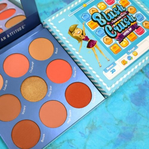 Rude Cosmetics paleta rumenila sa 9 boja-level up|rumenila i bronzeri Slike