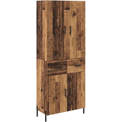 vidaXL Visok predalnik Star les 69,5 x 34 x 180 cm Konstruiran les, (5000108052) Cene
