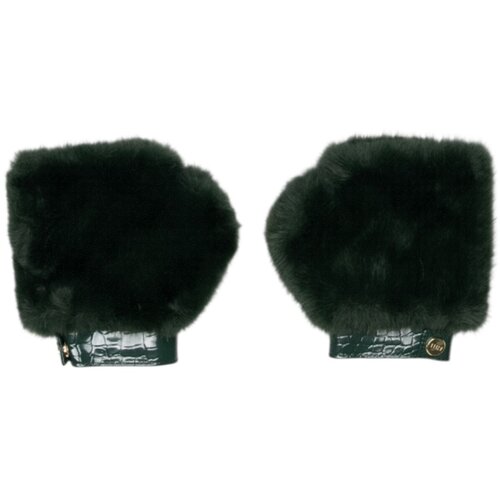 Ayfee Rokavice MANICOTTI FAKE FUR GU25235 Zelena Cene