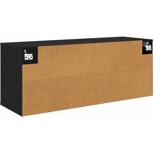  ormar za montažu na zid OMMEN 102 x 33 x 40 cm Crni hrast Slike