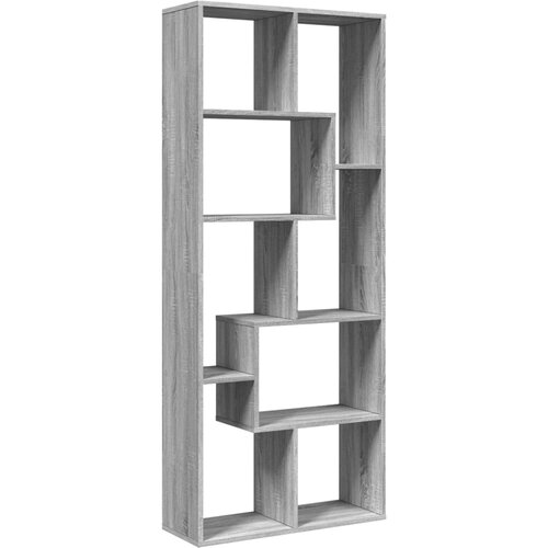 Pregrada regal za knjige boja hrasta 67x25x161,5 cm drveni Slike