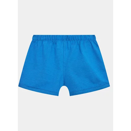 United Colors Of Benetton Kratke hlače iz tkanine 3MI5A9008 Modra Regular Fit