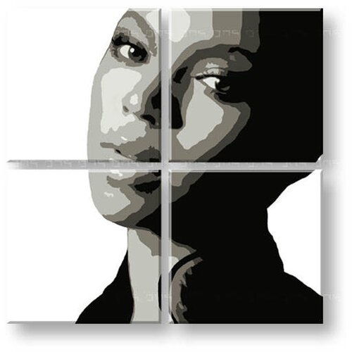  Ručno oslikana POP ART slika BEYONCÉ 60x60 cm Cijene