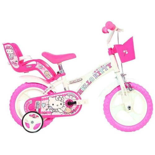 Dino Bikes Hello Kitty ružičasto-bijeli bicikl veličine 12 - Cijene