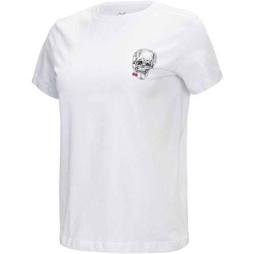 BRILLE Ženska majica kratkih rukava Skull Cherries, Bela Slike