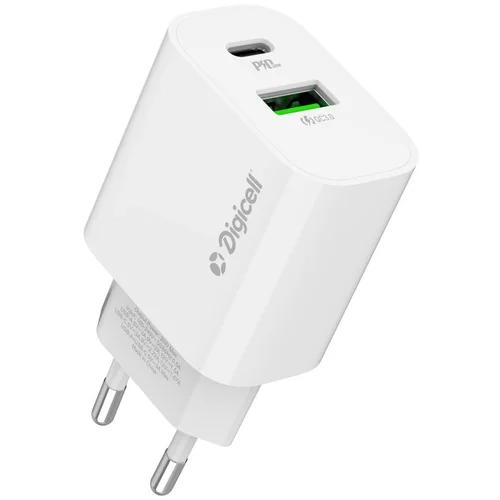  Digicell Compact Dual Power Adapter A+C 20W