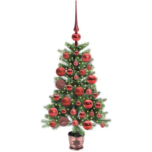  Božićno drvce s 150 LED svjetlima s stalakom Zelena 90 cm PE Slike