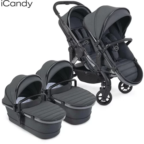 iCandy peach™ 7 otroški voziček twin phantom dark grey