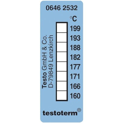 testo testoterm temperaturne trake 50 x 18 mm 161/169/172/177/184/189/197/204 °C Cijene