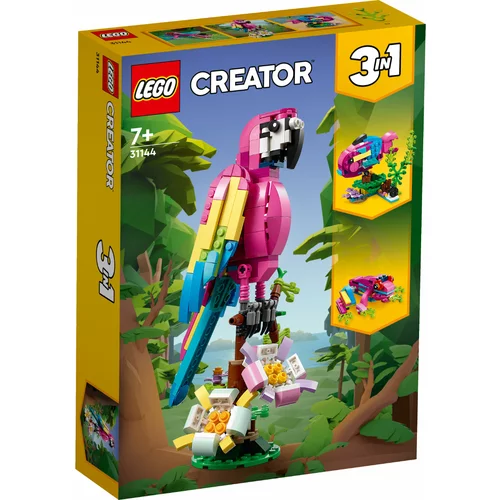 Lego ICONS™ 31144 Egzotična ružičasta papiga