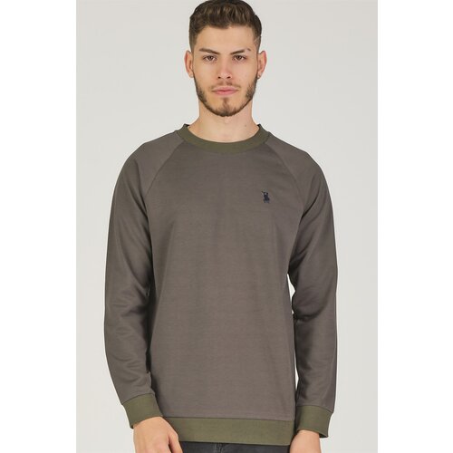 Dewberry V4003 REGLAN ARM MEN'S SWEATSHIRT-RIGHT Cene