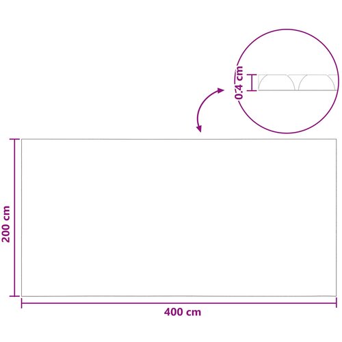  Solarna pokrivača za bazen te&amp;scaron;ke kvalitete 400 x 200 cm 200 &amp;mu;m Slike
