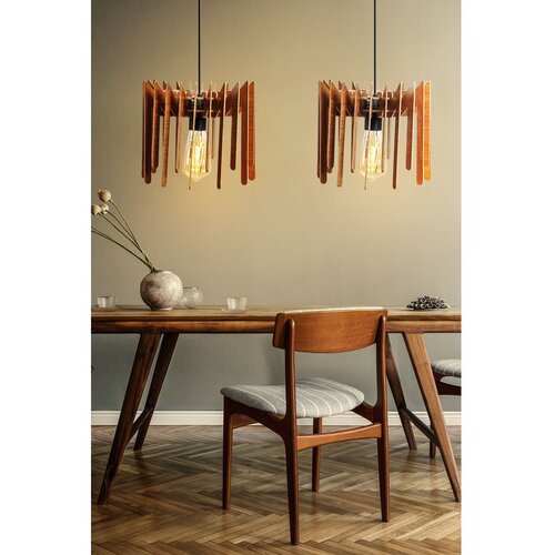 Opviq 153 Walnut Chandelier Slike