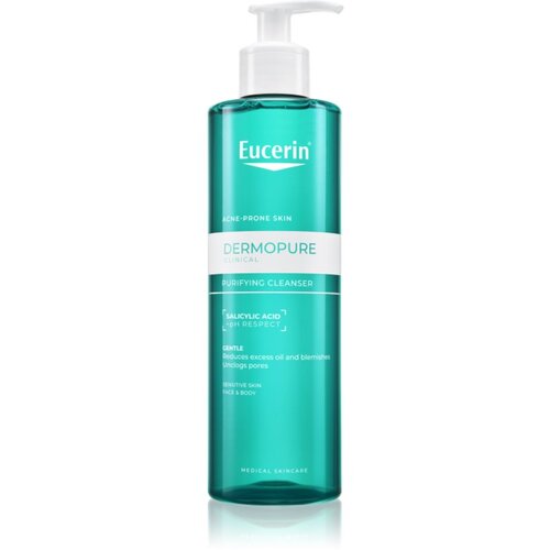 EUCERIN® DermoPure Clinical Purifying Cleanser globoko čistilni gel za mastno k aknam nagnjeno kožo 400 ml Cene