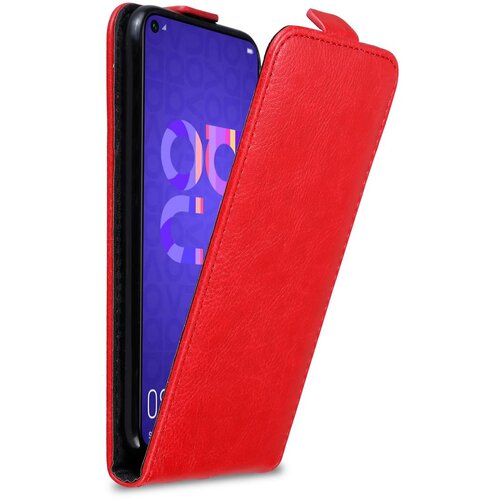 Cadorabo Ohišje, združljivo z Honor 20 / 20S / Huawei NOVA 5T v rdeče jabolko - Zaščitni ovitek v obliki flipa z magnetnim zapiranjem, (20558900) Cene