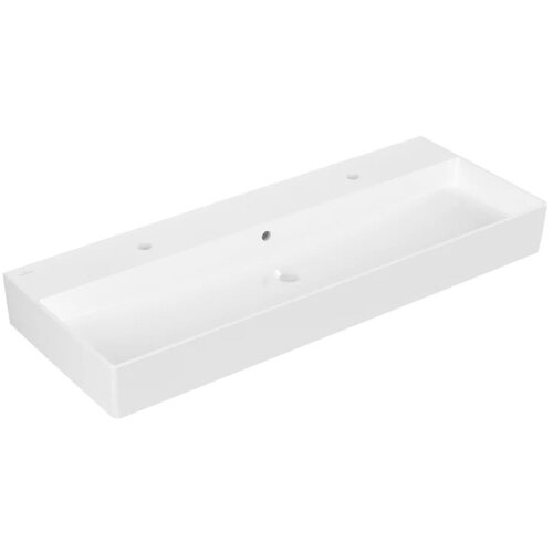 Villeroy Boch 4A22C401 Memento 2.0 120 x 47 cm dvojni keramični umivalnik z 2 odprtinama za armaturo Cene