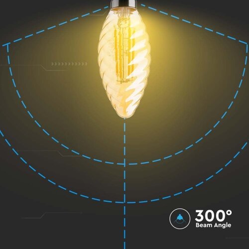  led sijalica filament jantarna E14/4W/230V 2200K Slike