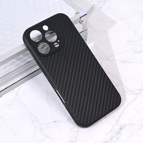  Torbica carbon fiber za iphone 16 pro 6.3 crna Slike