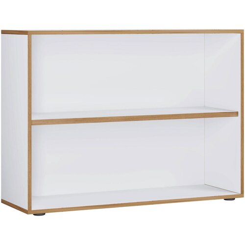 P &amp;amp; B PISARNI&amp;Scaron;KI REGAL 100/74/33 cm bela, medeni hrast Slike