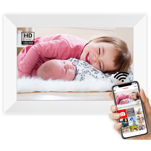INF Pametni digitalni okvir za fotografije White 10 palcev 32G, (21821990) Cene