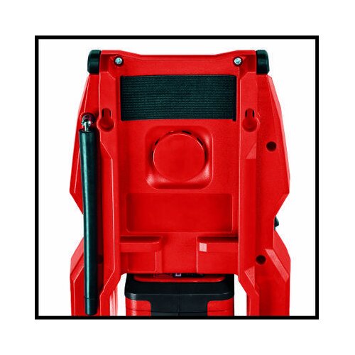 Einhell power X-Change Radio za gradili&amp;scaron;te na bateriju TC-RA 18 Li BT - Solo (Crveno-crne boje, Napon akumulatora: 18 V, Broj baterija: Bez akumulatora, Frekvencija: 87,5 - 108,0 kHz (FM)) + BAUHAUS jamstvo 5 godina na uređaje na električni ili motorni pogon Slike