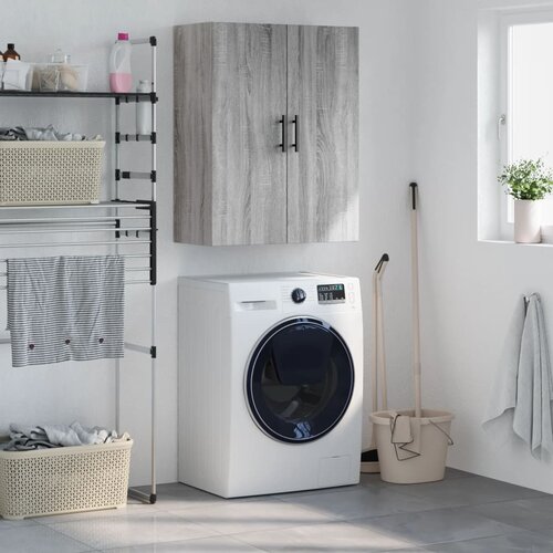vidaXL Stenska omarica siva sonoma 69,5x34x90 cm Cene