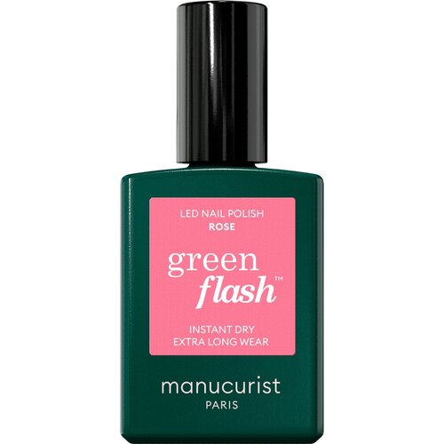 Manucurist Green Flash Gel Nail Polish - Colourful Shades - Rose Cene