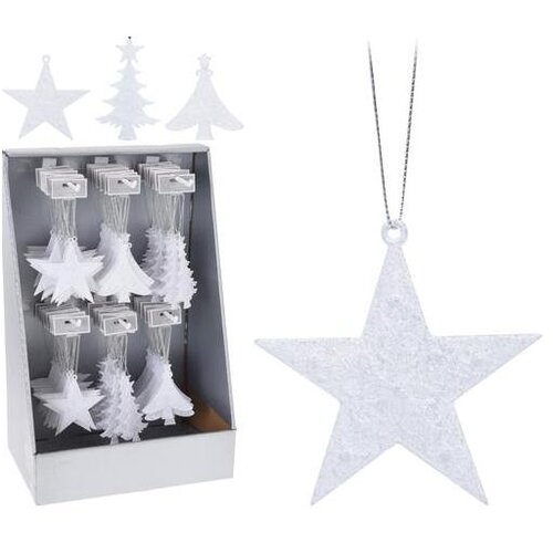 Dekoracija ZA BOR 8CM SET 2/1 BIJELA Cijene