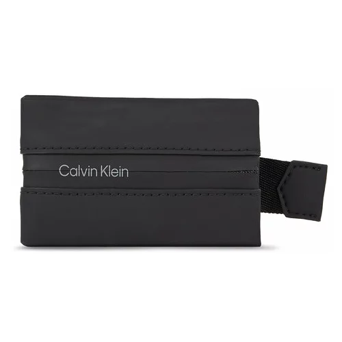 Calvin Klein Etui za kreditne kartice Rubberized Slide Ccholder K50K510923 Črna