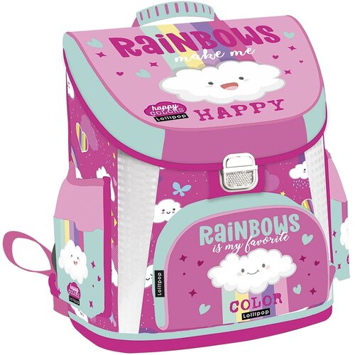 ICO Lizzysuli Premium Lollipopp Rainbow ergonomska &amp;scaron;kolska torba, ruksak 39x35x24 cm Slike