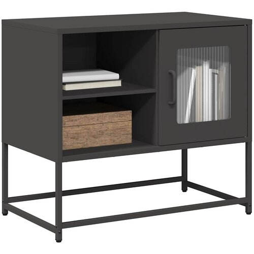 TV ormarić crni 68x39x60,5 cm čelični Cijene
