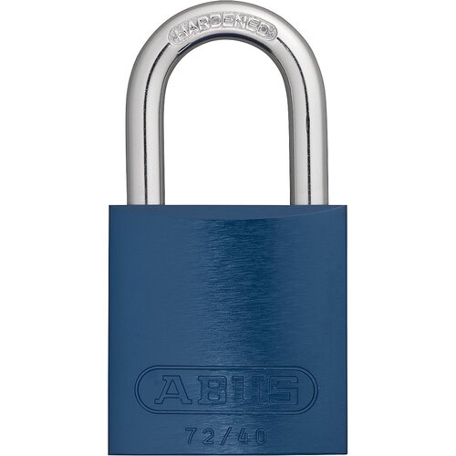 Abus aluminijasta ključavnica obešanka, 72/40, de 6 kosov, modre barve Cene