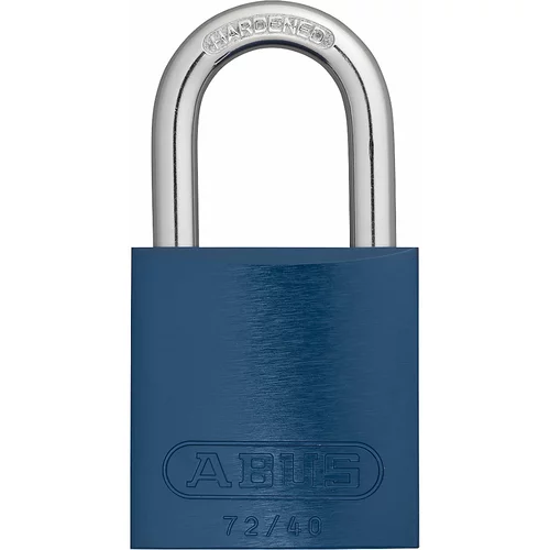 Abus Aluminijasta ključavnica obešanka, 72/40, DE 6 kosov, modre barve