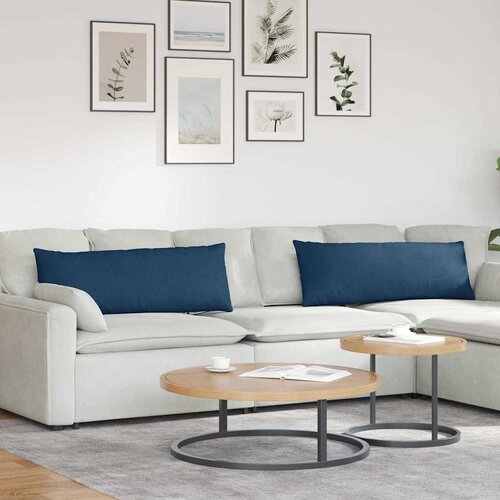  Jastučići za sofu 2 pcs Plava 120 x 40 cm tkanina Cene