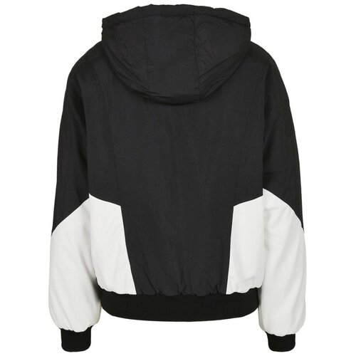 Urban Classics Ladies Padded 2-Tone Batwing Jacket Black/white Slike