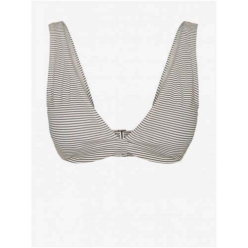Vero Moda Creamy striped swimwear top Vivi - Women Cene