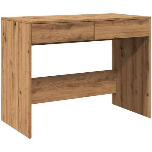 VidaXL Pisalna miza artisan hrast 101x50x76,5 cm inženirski les, (21556061) Slike
