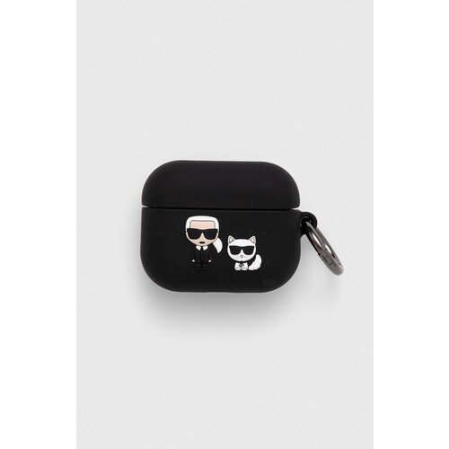 Karl Lagerfeld KLACAPSILKCK AirPods Pro Case - black Full Bodies Cene
