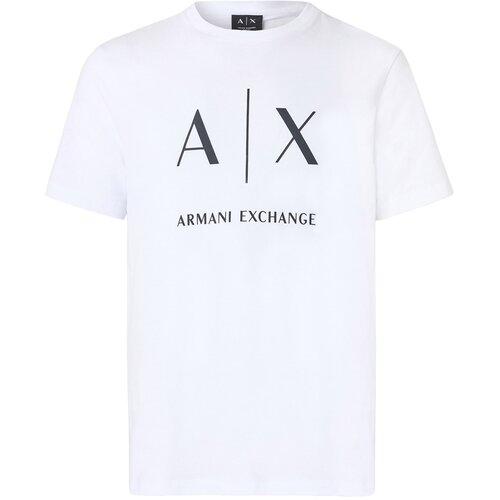 Armani Exchange Majica crna / bijela Cijene