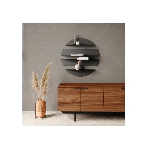 Hanah home Dekorativna metalna zidna polica Vlnt 118 Syh Slike
