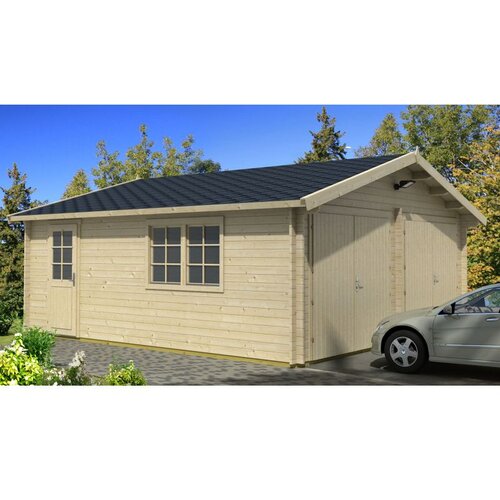 Male kuće GARAŽA 70-D 595 × 530 cm – bez završnog krovnog pokrova Cene