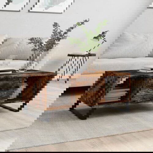 vidaXL Stolić za kavu boja hrasta 90x50x36 5 cm konstruirano drvo Cene