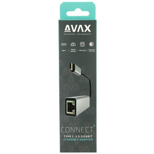 Avax Adapter Connect+ AD604 / Type C 3.0 to Gigabit Ethernet Cene