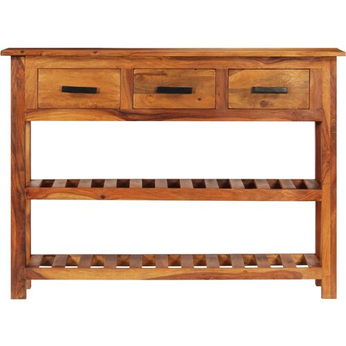 Maison Chic Komoda - Predalnik s 3 predali 110x30x80 cm trden akacijev les, (21719771) Cene