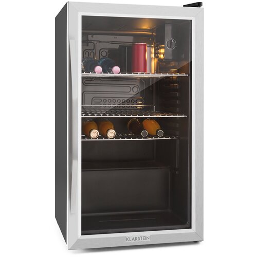 Klarstein Beersafe XXL, hladilnik volumna 80 l, energ. klasa A, steklena vrata, nerjavece jeklo, Nerjavece jeklo, (20634748) Cene