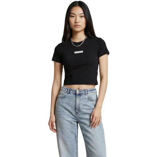 Calvin Klein Jeans Majice s kratkimi rokavi LV047F842G Črna Cene