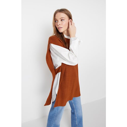 Trendyol Sweater - Orange - Relaxed fit Slike
